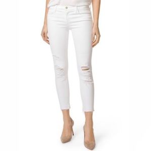 J Brand Low Rise Crop Skinny Jeans